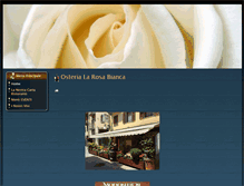 Tablet Screenshot of osterialarosabianca.it